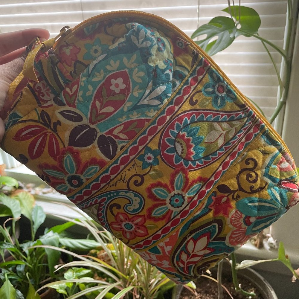 Vera Bradley cosmetics toiletry bag